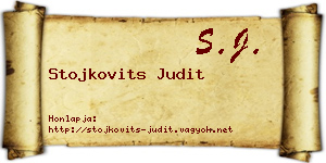 Stojkovits Judit névjegykártya